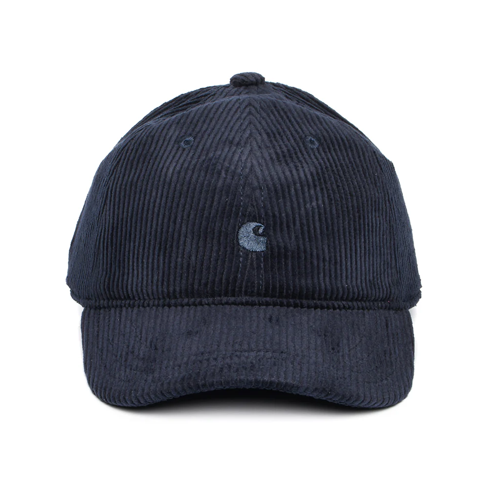 Carhartt WIP Harlem Wide Wale Corduroy Baseball Cap - Dunkles Marineblau - Image 2