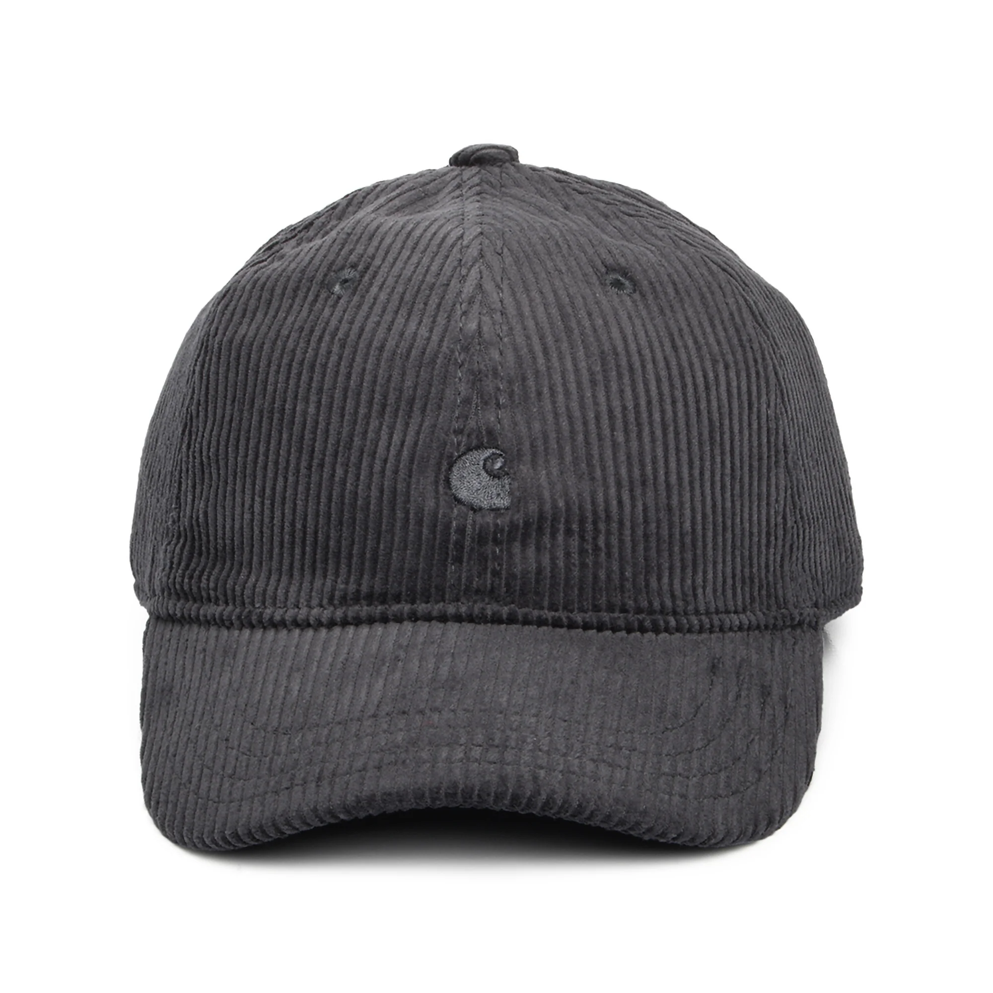 Carhartt WIP Harlem Wide Wale Corduroy Baseball Cap - Graphitgrau - Image 2