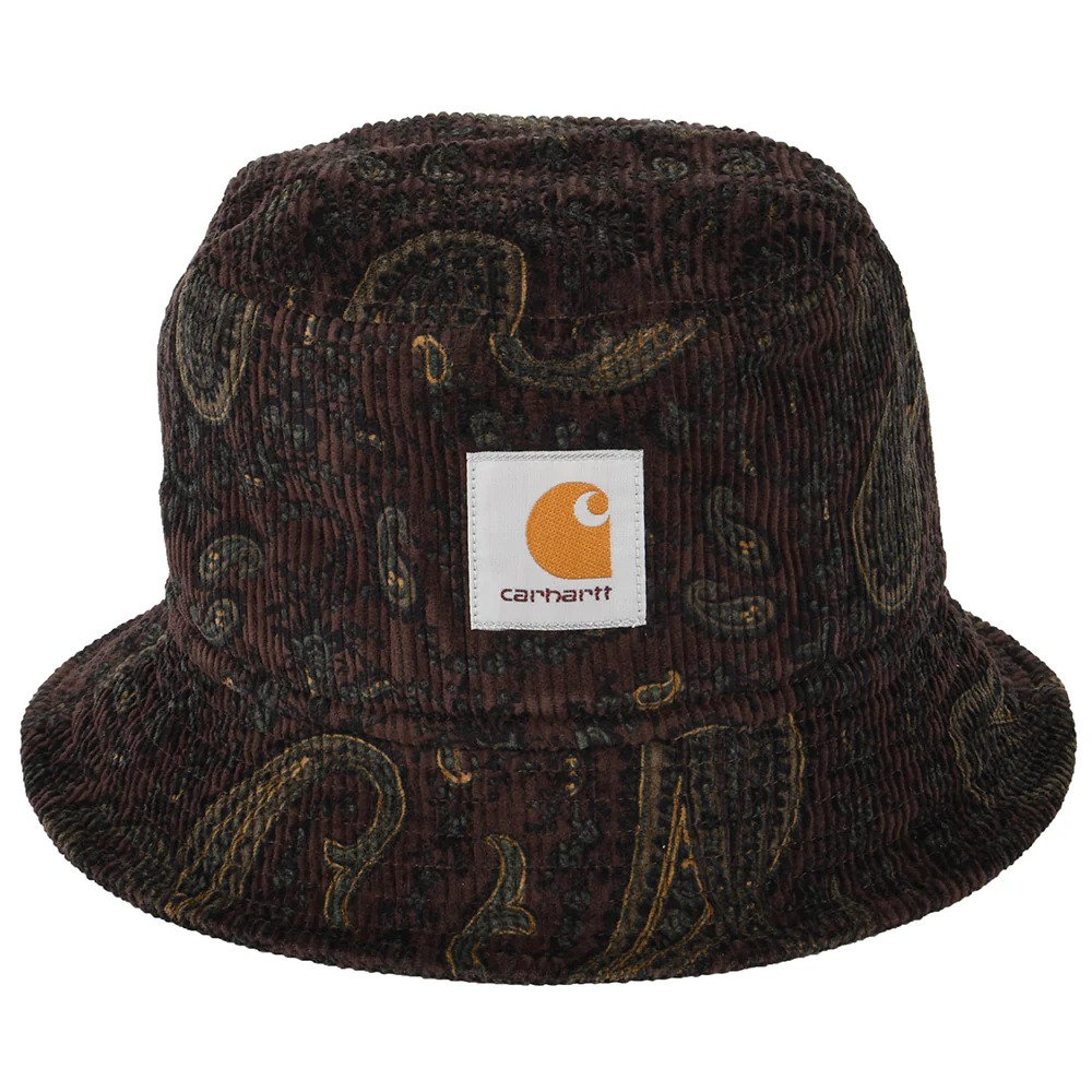 Carhartt WIP Kord Fischerhut mit Paisleymuster - Burgunderrot-Multi - Image 2