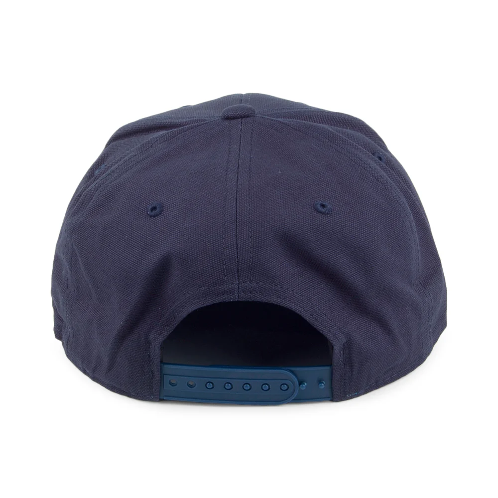Carhartt WIP Logo Snapback Cap - Marineblau - Image 3