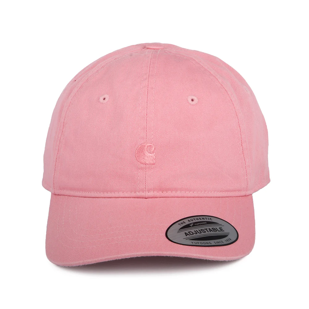 Carhartt WIP Madison Logo Baseball Cap - Dunkles Pink - Image 2