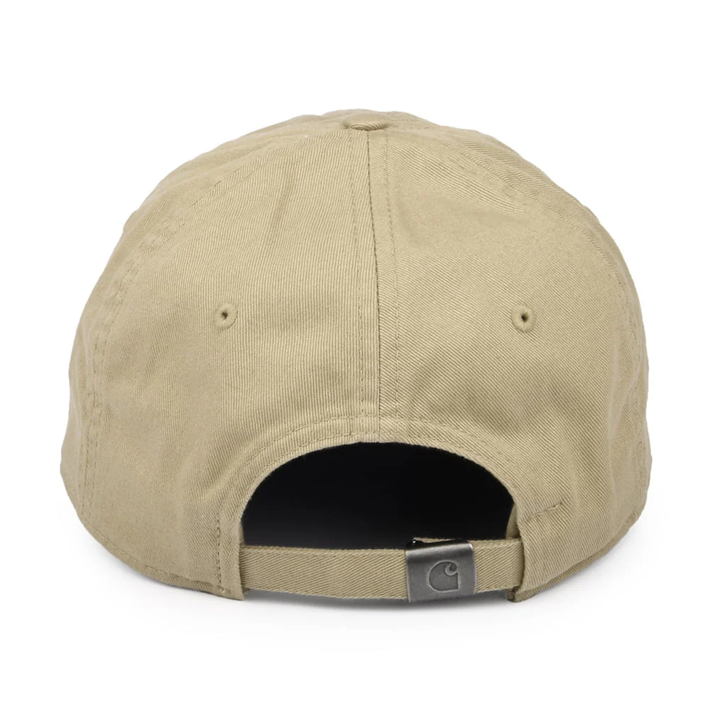 Carhartt WIP Madison Logo Baseball Cap - Hellbraun-Dunkles Marineblau - Image 3