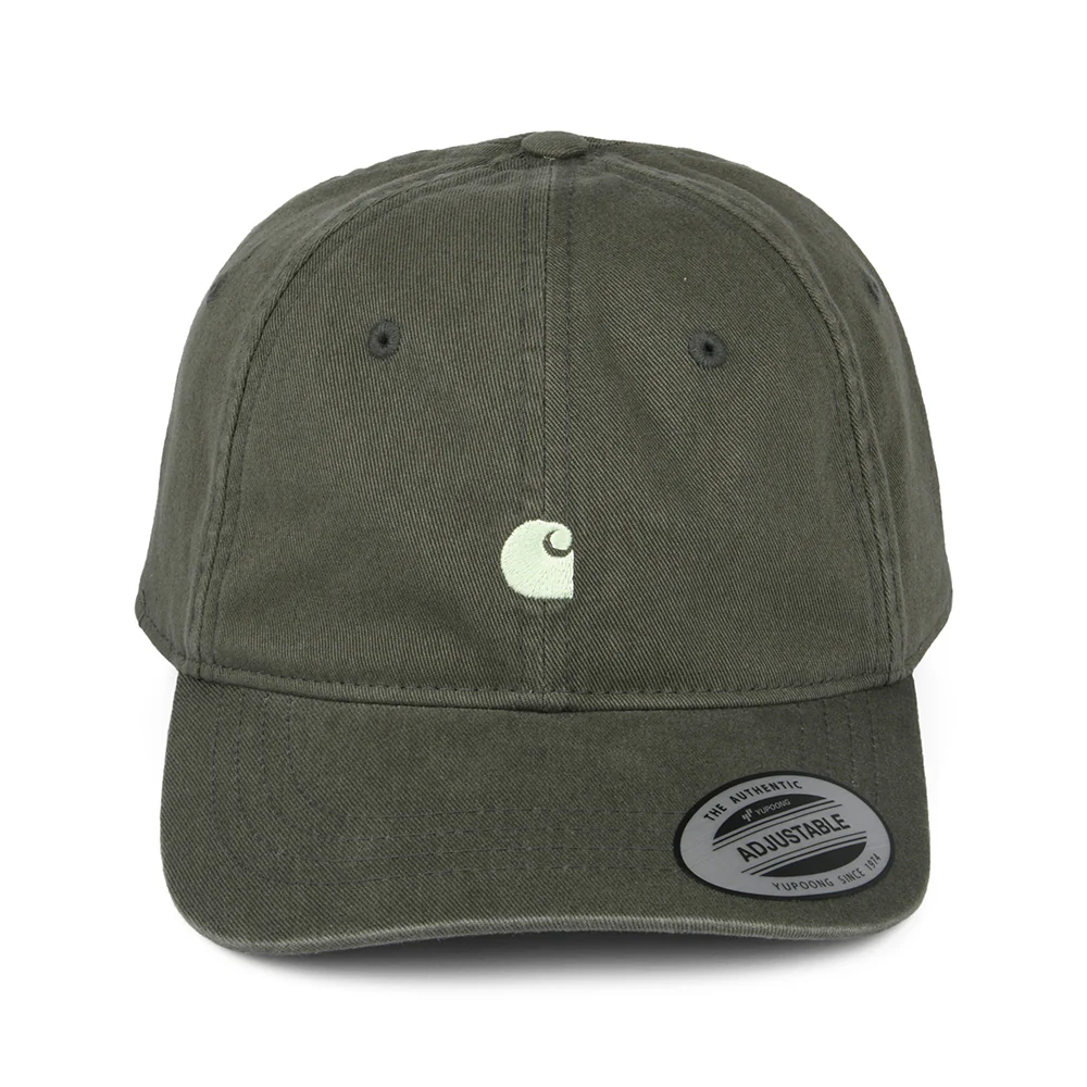 Carhartt WIP Madison Logo Baseball Cap - Waldgrün - Image 2