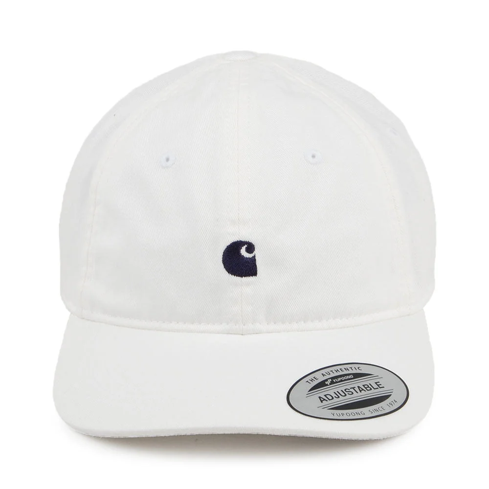 Carhartt WIP Madison Logo Baseball Cap - Weiß-Marineblau - Image 2