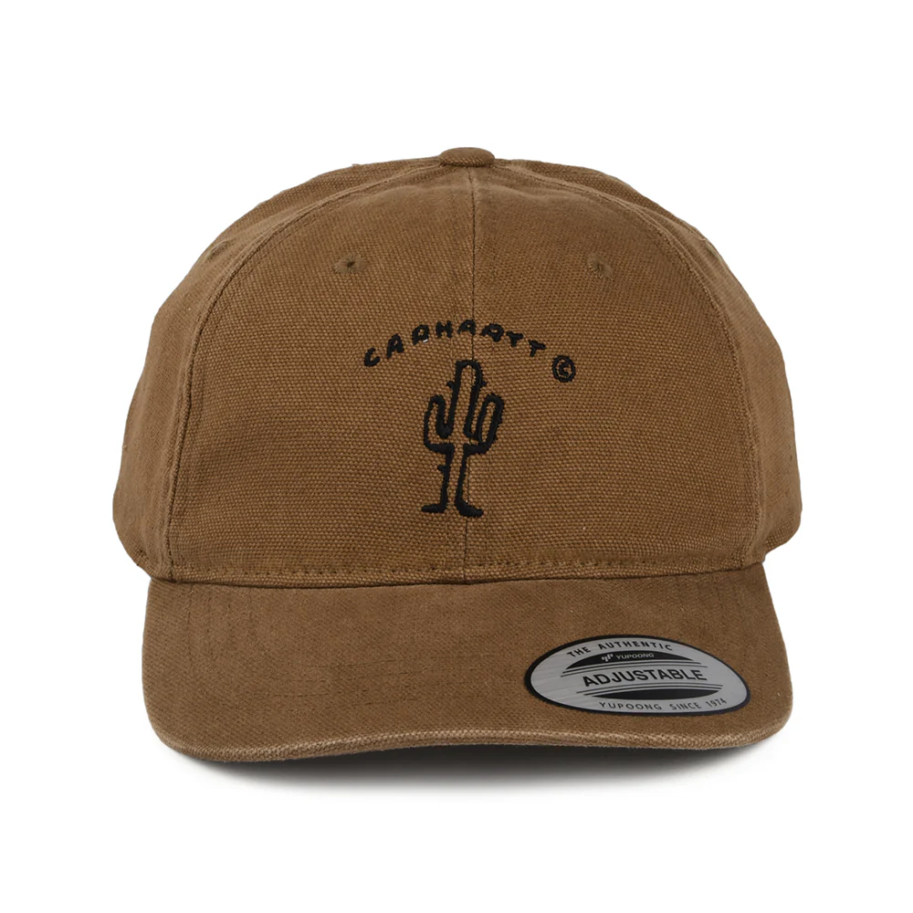 Carhartt WIP New Frontier Cactus Baseball Cap aus Baumwoll-Canvas - Braun-Schwarz - Image 2