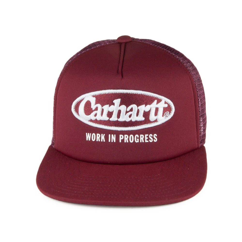 Carhartt WIP Oval Trucker Cap - Burgunderrot - Image 2