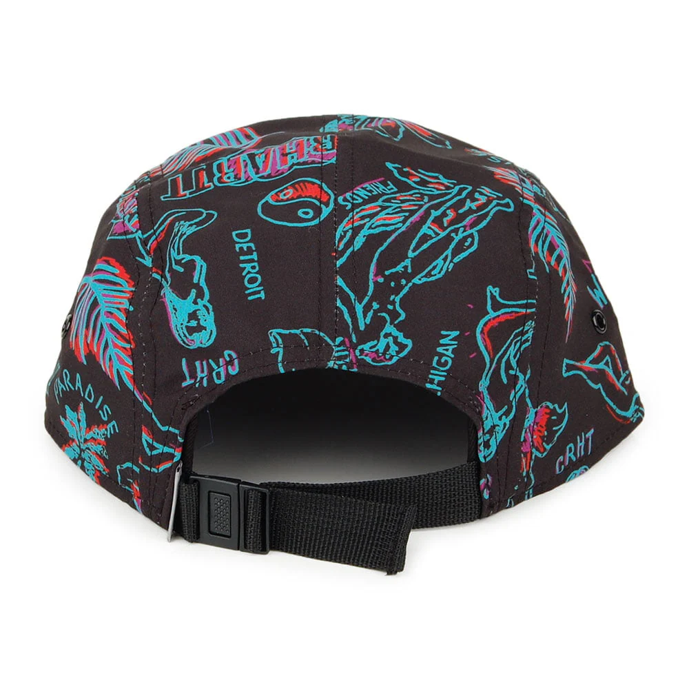 Carhartt WIP Paradise 5 Paneelen Cap - Schwarz-Multi - Image 3