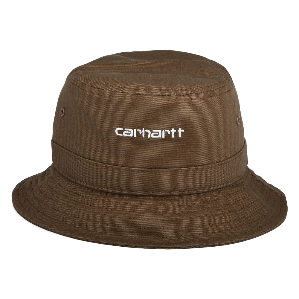 Carhartt WIP Script Fischerhut aus Baumwoll-Canvas - Braun - Image 2