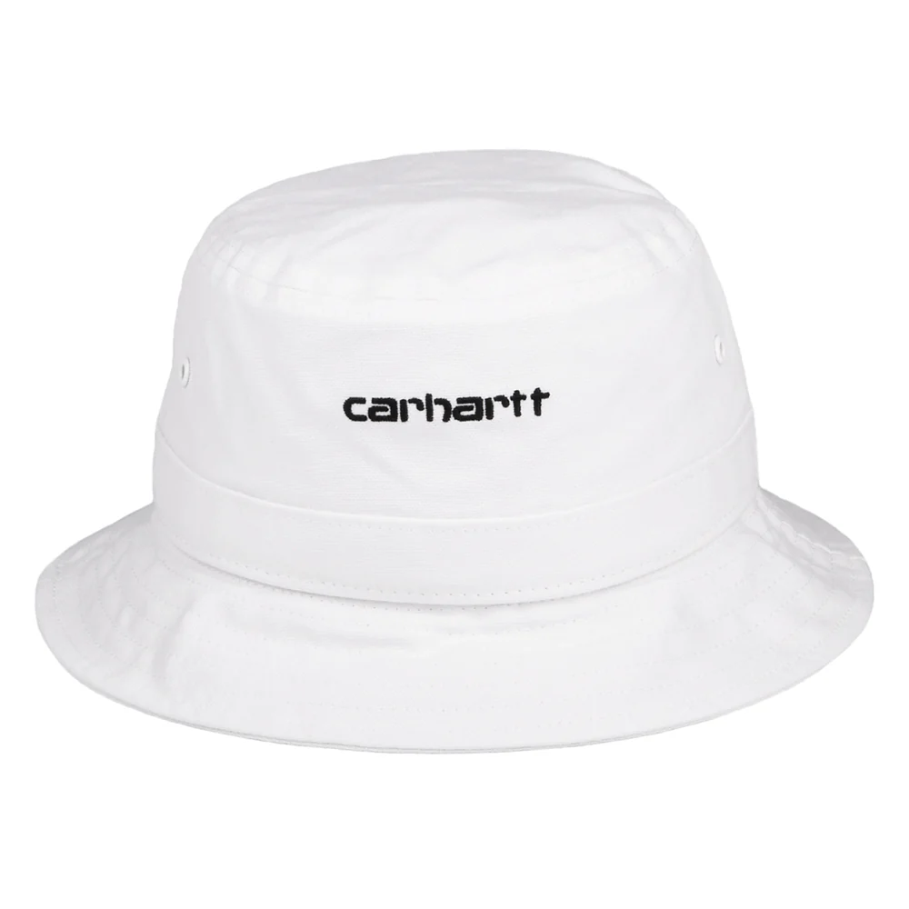 Carhartt WIP Script Fischerhut aus Baumwoll-Canvas - Weiß - Image 2