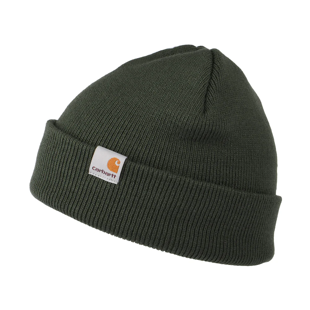 Carhartt WIP Stratus Short Watch Beanie Mütze - Helles Waldgrün