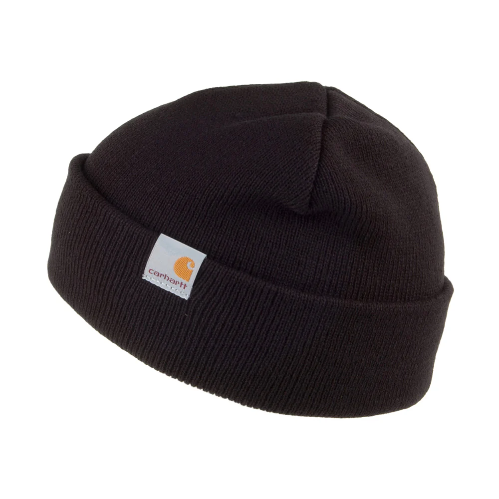 Carhartt WIP Stratus Short Watch Beanie Mütze - Schwarz