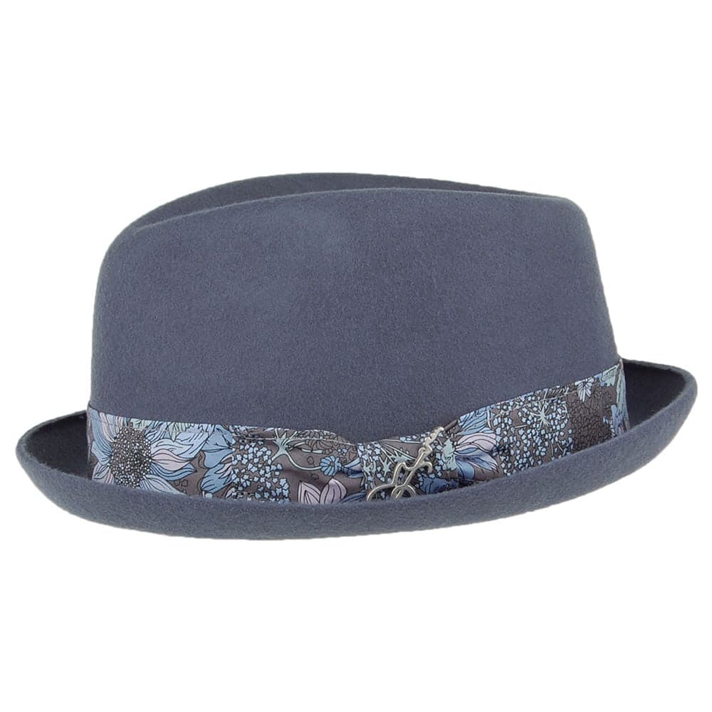 Carlos Santana Accord Trilby Hut aus Wollfilz - Nebel - Image 2