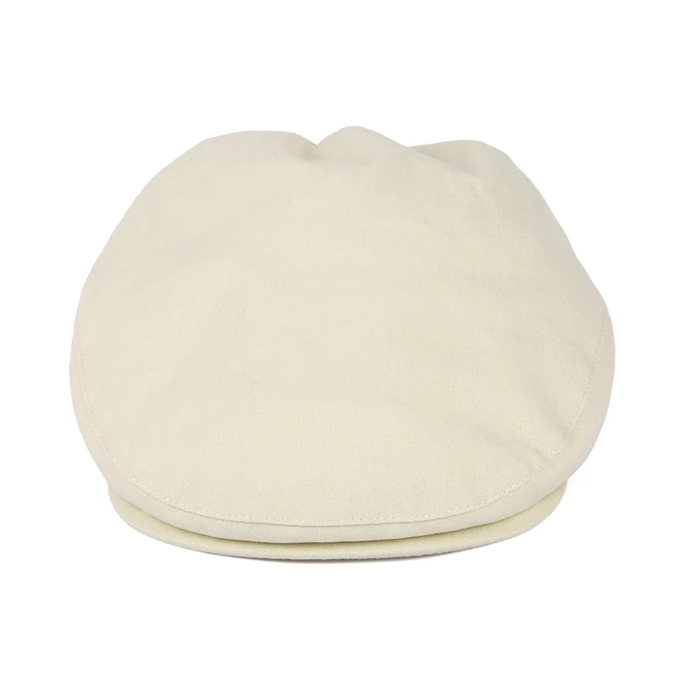 Christys Balmoral Schiebermütze aus Baumwoll-Leinen - Buttermilch - Image 2