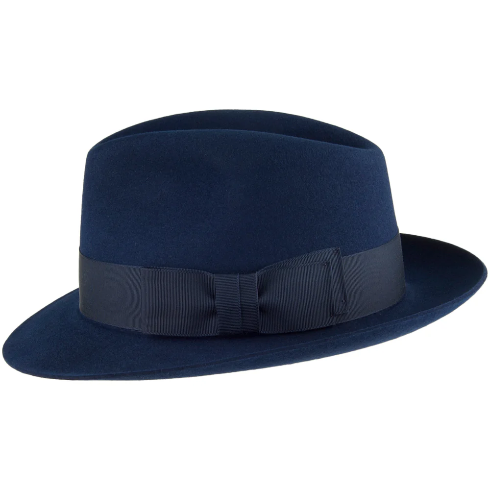 Christys Bond Trilby Hut aus Haarfilz - Blau - Image 2
