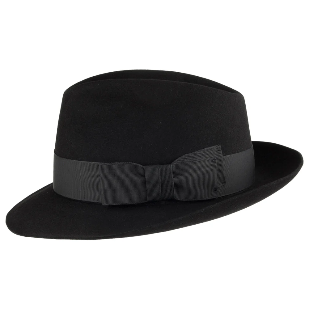 Christys Bond Trilby Hut aus Haarfilz - Schwarz - Image 2