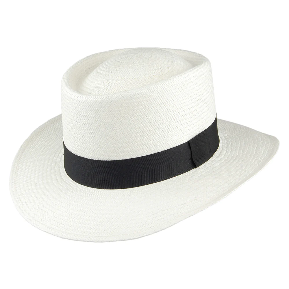 Christys Camilla Panama Gambler Strohhut - Natur