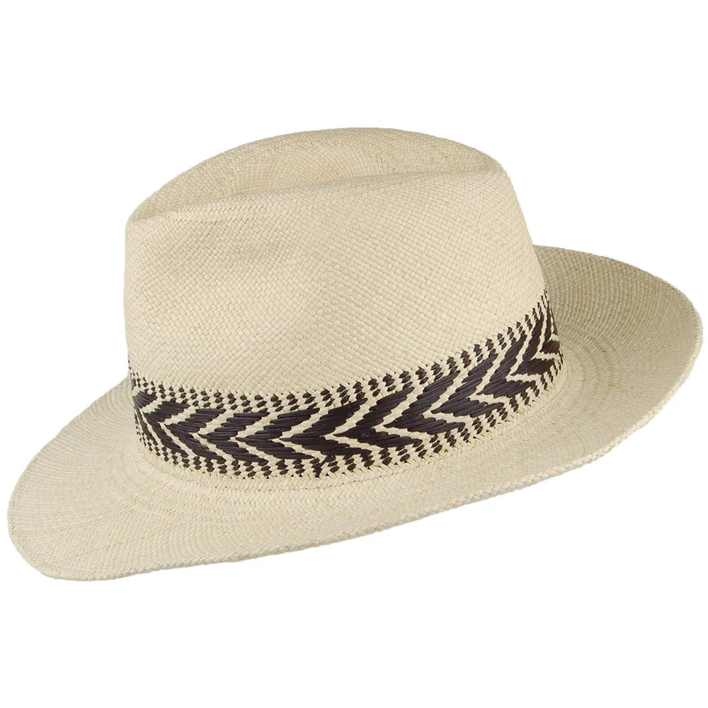 Christys Capri Panama Fedora Hut - Natur - Image 2