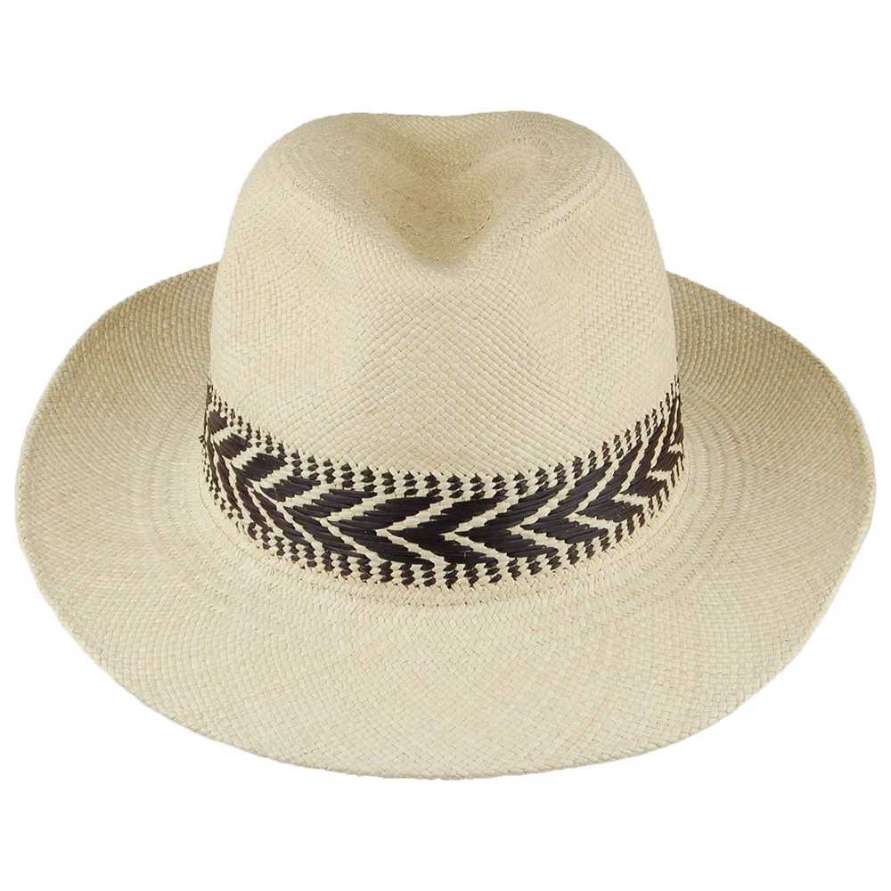 Christys Capri Panama Fedora Hut - Natur - Image 3
