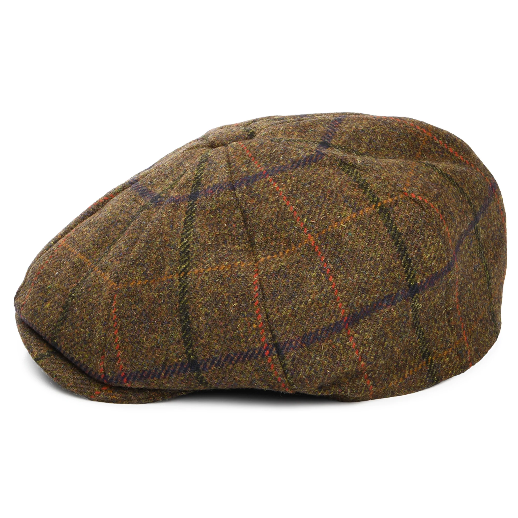 Christys Country Tweed Tweed Ballonmütze mit Fensterscheibenmuster - Braun - Image 3