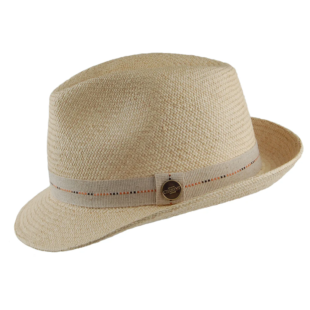 Christys Cuenca Hardy Panama Trilby Hut aus Stroh - Natur - Image 2