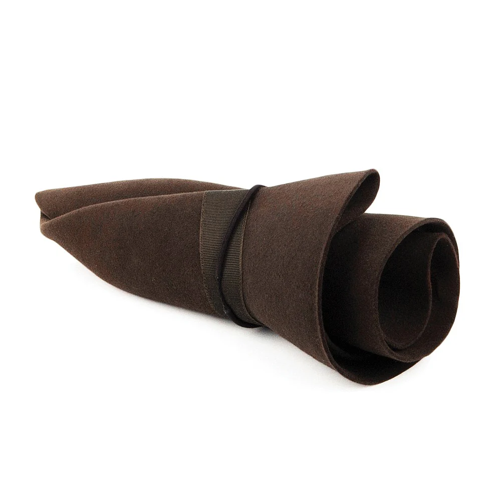 Christys Foldaway Fedora Hut aus Haarfilz - Braun - Image 4