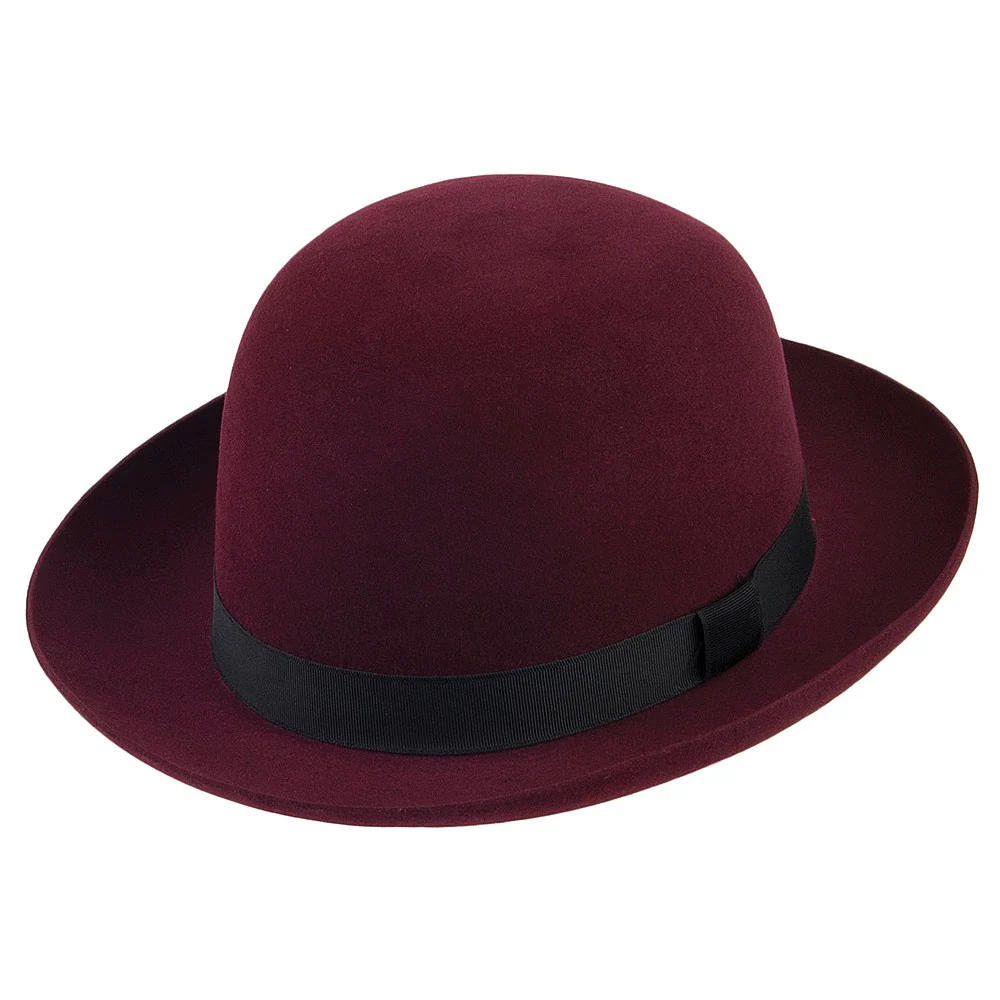 Christys Foldaway Fedora Hut aus Haarfilz - Weinrot - Image 3