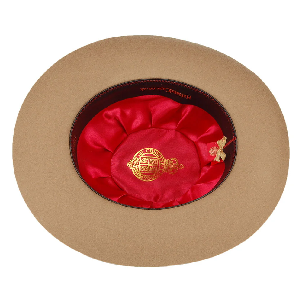 Christys Grosvenor Fedora Hut aus Wollfilz - Kamel - Image 4