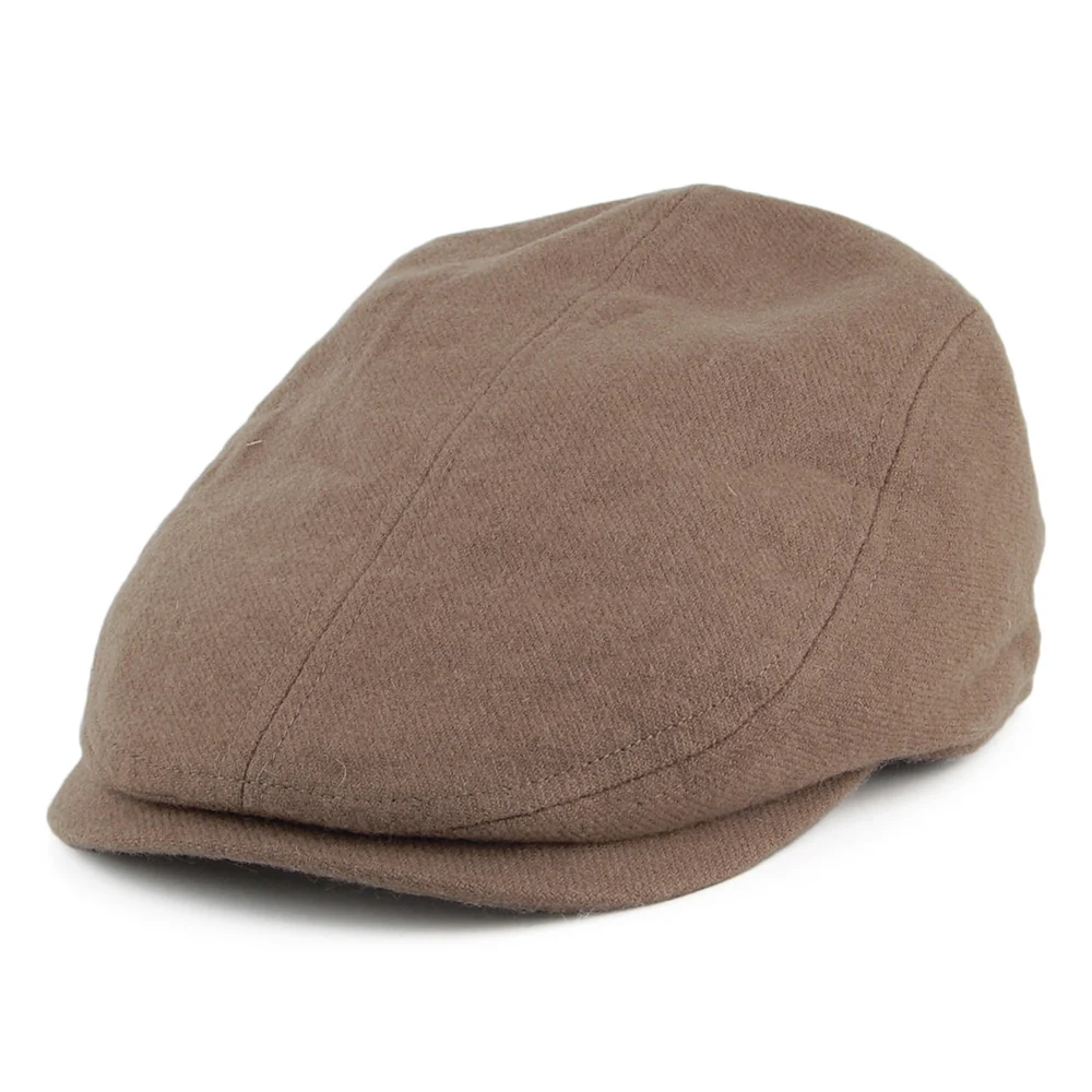 Christys Joshua Ellis Tailored Driver Schiebermütze - Helles Hellbraun