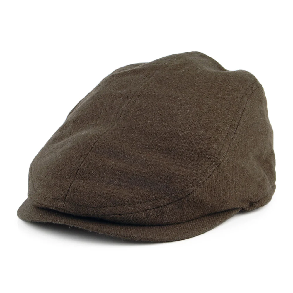 Christys Joshua Ellis Tailored Driver Schiebermütze - Olivgrün