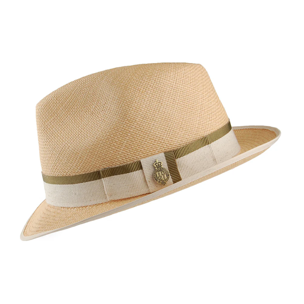 Christys Klassischer Yorkie Panama Trilby Hut - Natur - Image 2