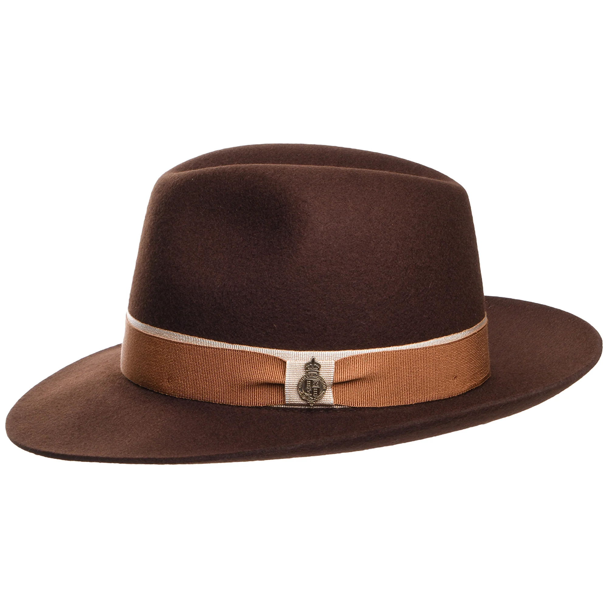 Christys Lingfield Fedora Hut aus Wollfilz - Braun - Image 2