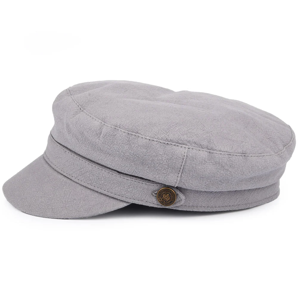 Christys Paddington Schiffermütze aus schwerem Leinen - Grau - Image 3