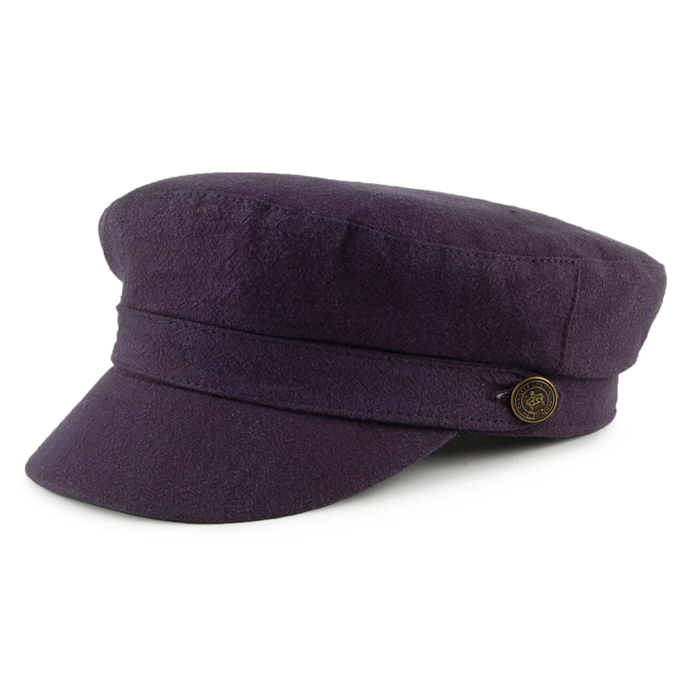 Christys Paddington Schiffermütze aus schwerem Leinen - Marineblau