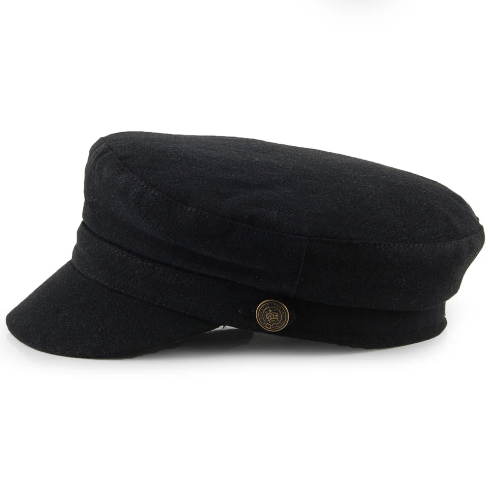 Christys Paddington Schiffermütze aus schwerem Leinen - Schwarz - Image 3