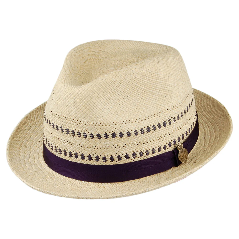 Christys Porto Panama Trilby Hut - Natur