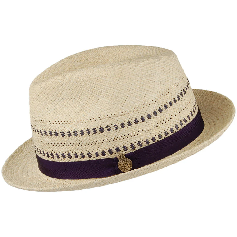 Christys Porto Panama Trilby Hut - Natur - Image 2