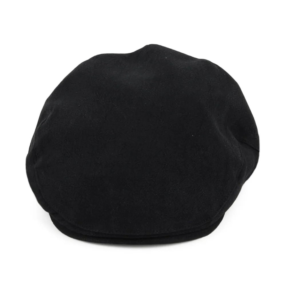 Christys Skye Balmoral Schiebermütze aus schwerem Leinen-Baumwollmix - Schwarz - Image 2
