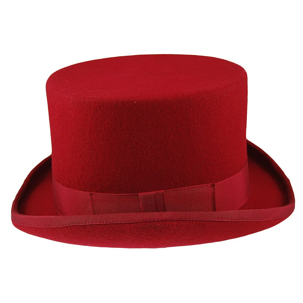 Christys Zylinder Hut aus Wollfilz - Rot - Image 2