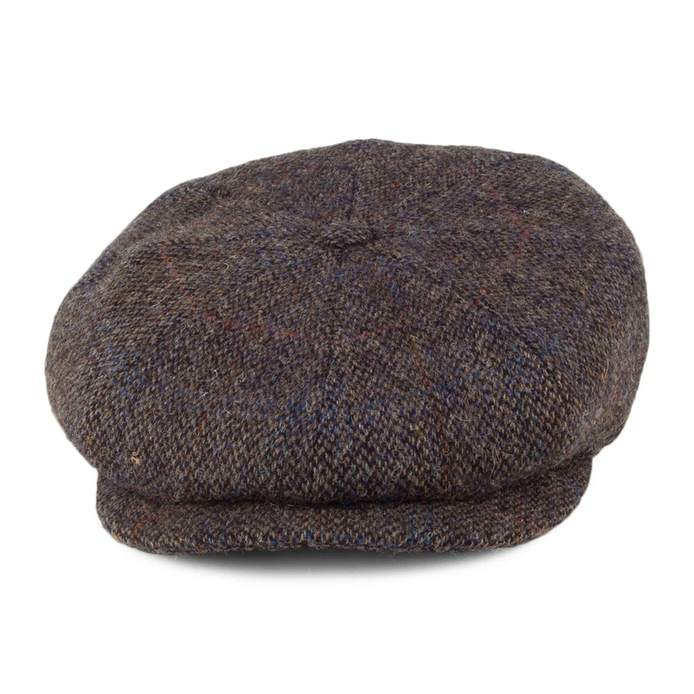 City Sport Birdseye HARRIS TWEED Ballonmütze - Grau-Braun - Image 2