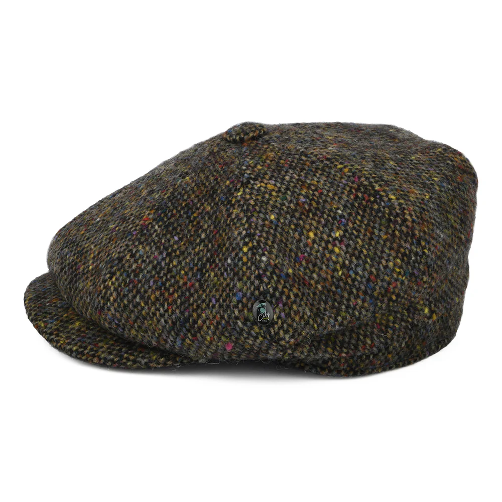 City Sport Deep Fit Donegal Tweed Ballonmütze aus Marl Tweed - Mehrfarbig - Image 3