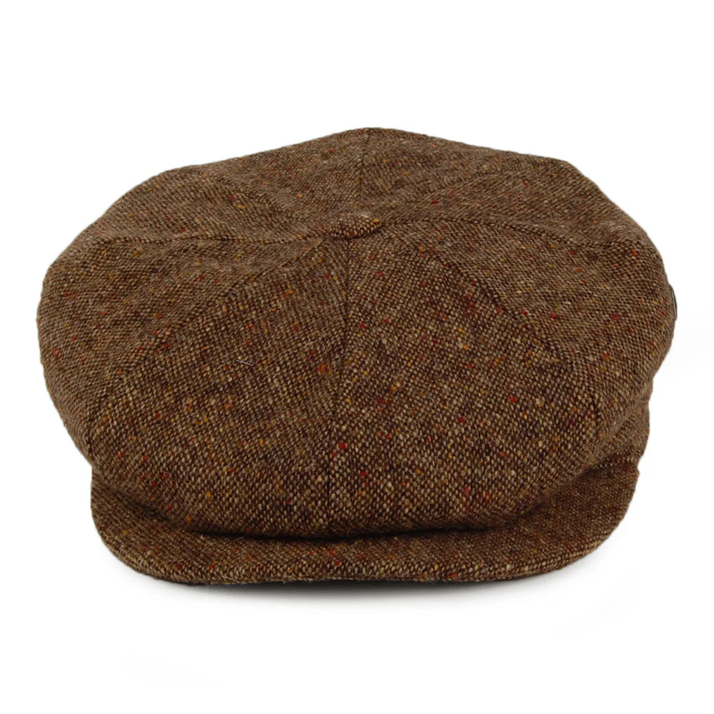City Sport Donegal Tweed Ballonmütze - Braun-Multi - Image 2