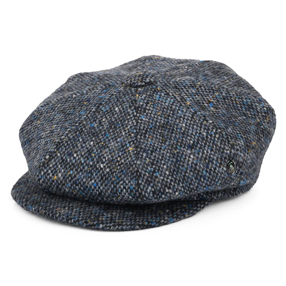 City Sport Donegal Tweed Ballonmütze Marl - Blau