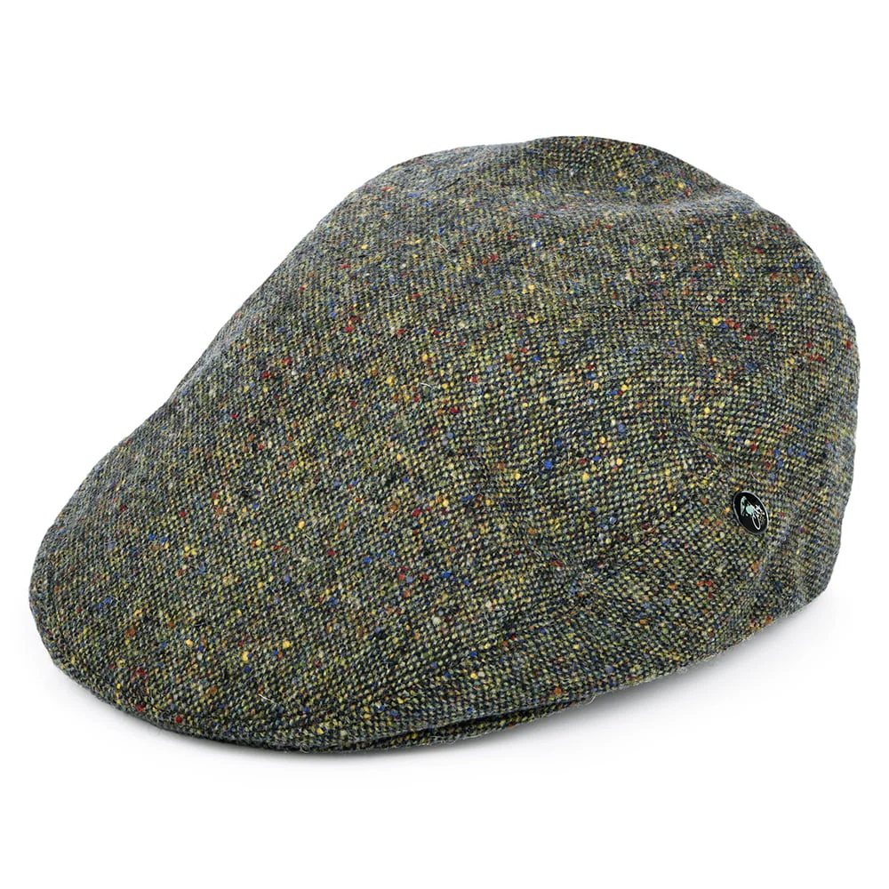 City Sport Donegal Tweed Schiebermütze Marl - Grün