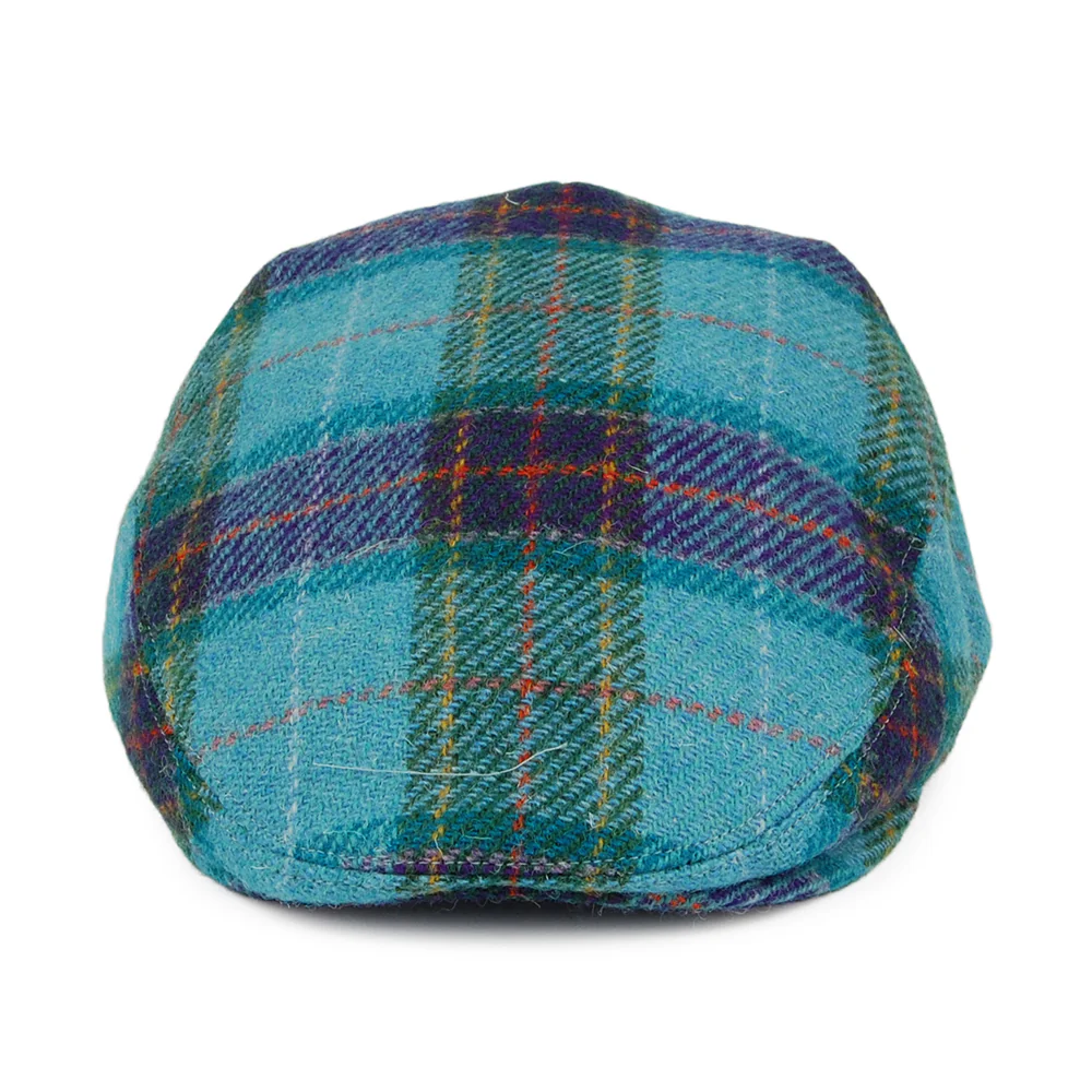City Sport Hawkins HARRIS TWEED Schiebermütze - Blau-Lila - Image 2