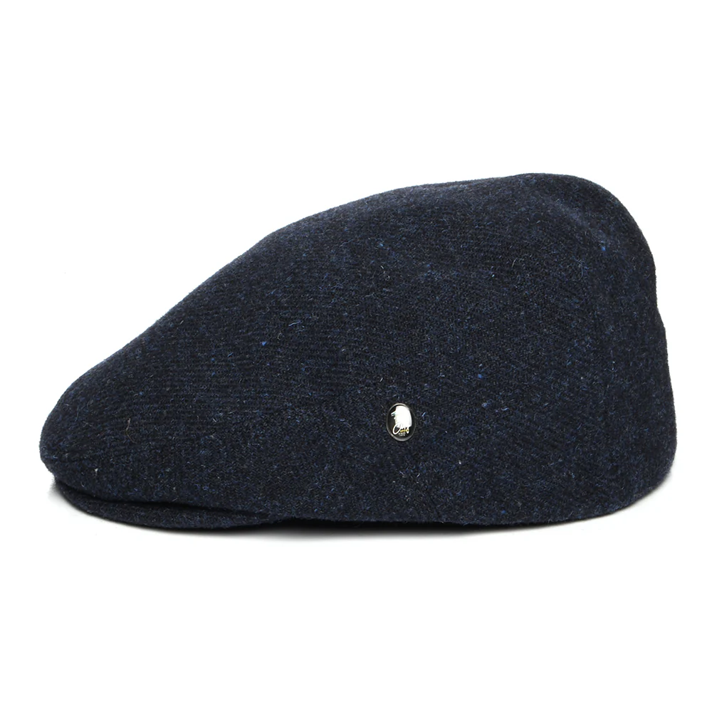 City Sport Heathered Schiebermütze aus Schurwolle - Marineblau - Image 3