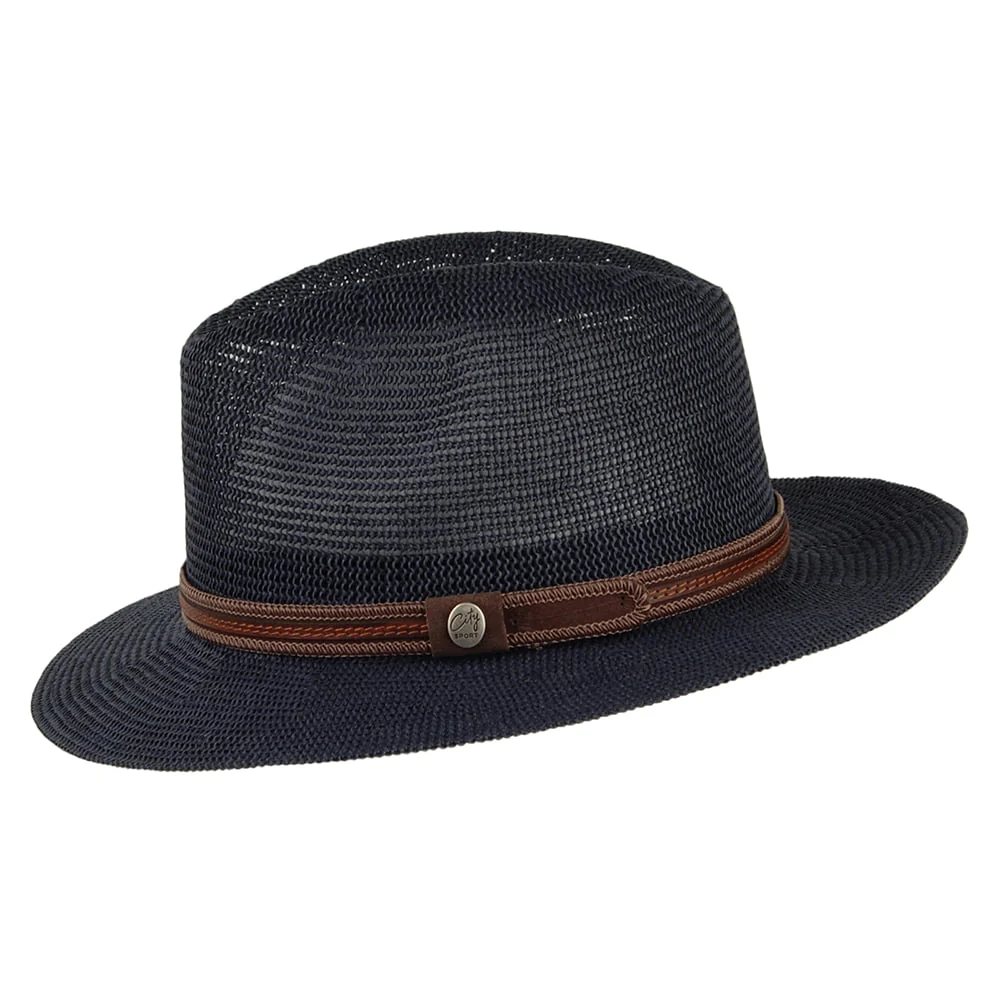 City Sport Ontario Safari Fedora Hut - Marineblau - Image 2