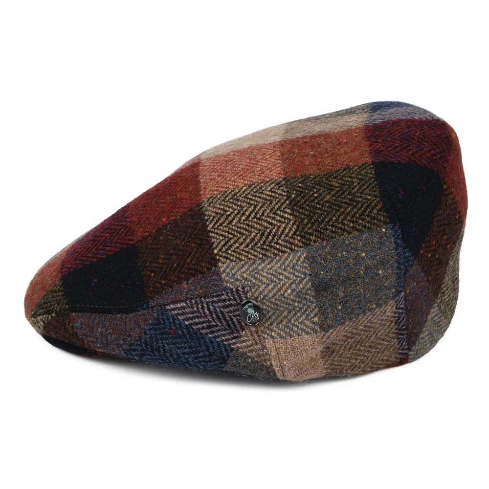 City Sport Patch Donegal Tweed Schiebermütze - Mehrfarbig - Image 3