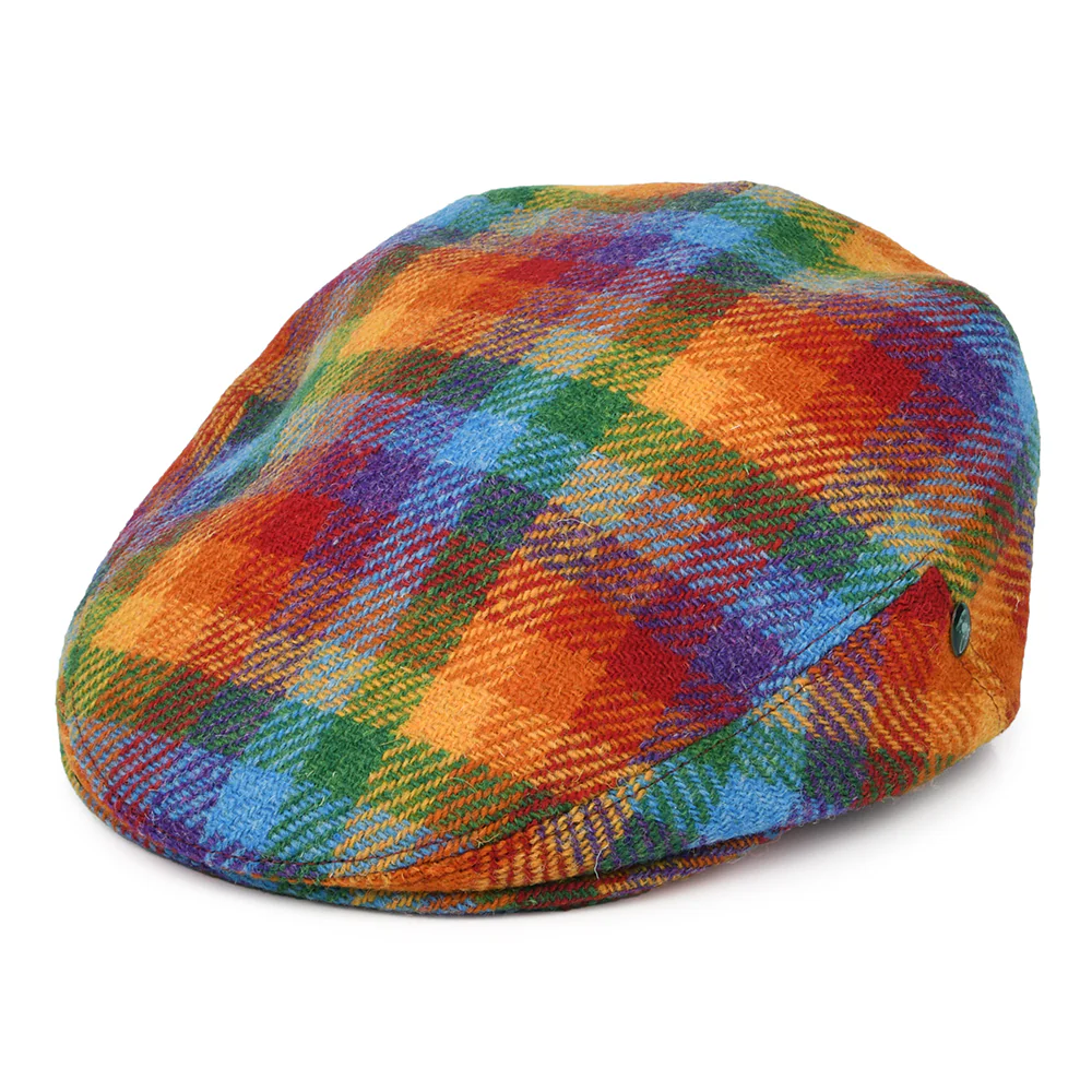City Sport Pride HARRIS TWEED Schiebermütze - Regenbogen