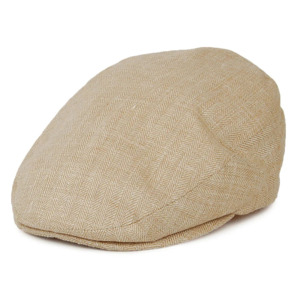 City Sport Promo Lightweight Schiebermütze mit Fischgrätmuster - Sand
