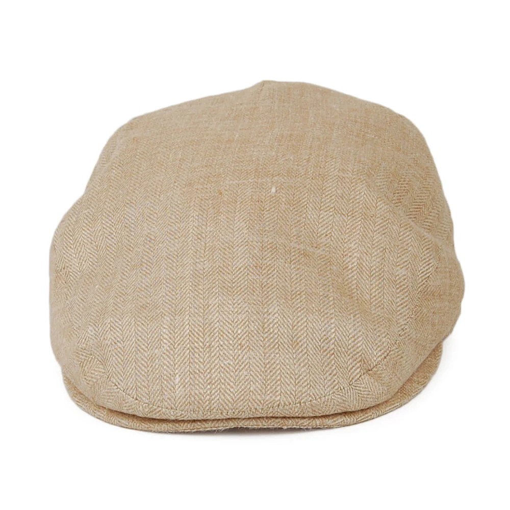 City Sport Promo Lightweight Schiebermütze mit Fischgrätmuster - Sand - Image 2